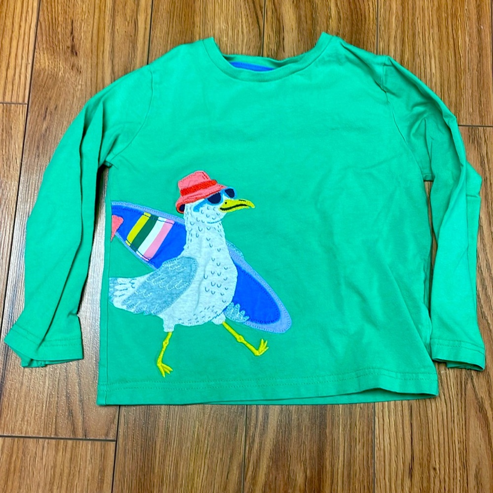 Mini Boden Appliqué long sleeve tee